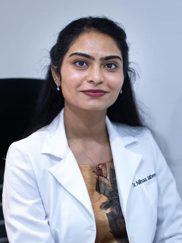 Dr. Nihaa Jabeen — Dermatologist at DermaVue Coimbatore