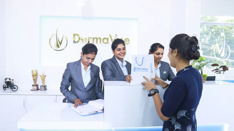 DermaVue clinic interior - Thiruvalla